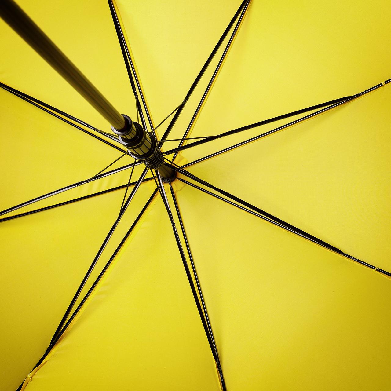 Зонт-трость Unit Standard, желтый (артикул 393.80) - фото 3 - id-p88636235