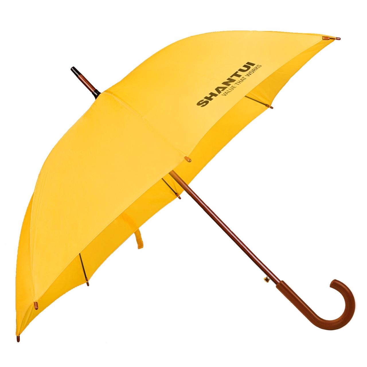 Зонт-трость Unit Standard, желтый (артикул 393.80) - фото 6 - id-p88636235