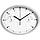 Часы настенные INSERT3 с термометром и гигрометром, белые (артикул 6186.60), фото 2