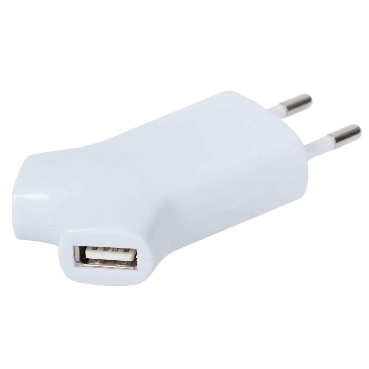 Сетевое зарядное устройство Uniscend Double USB, белое (артикул 1207.68) - фото 1 - id-p88635279