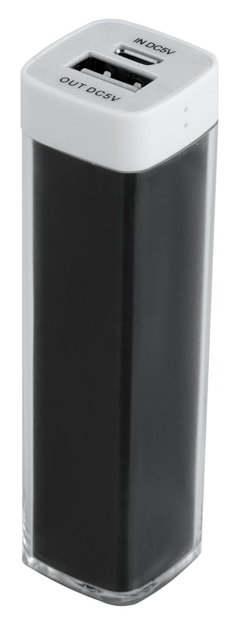 Внешний аккумулятор Bar, 2200 мАч, ver.2, черный (артикул 6470.31) - фото 1 - id-p88635284