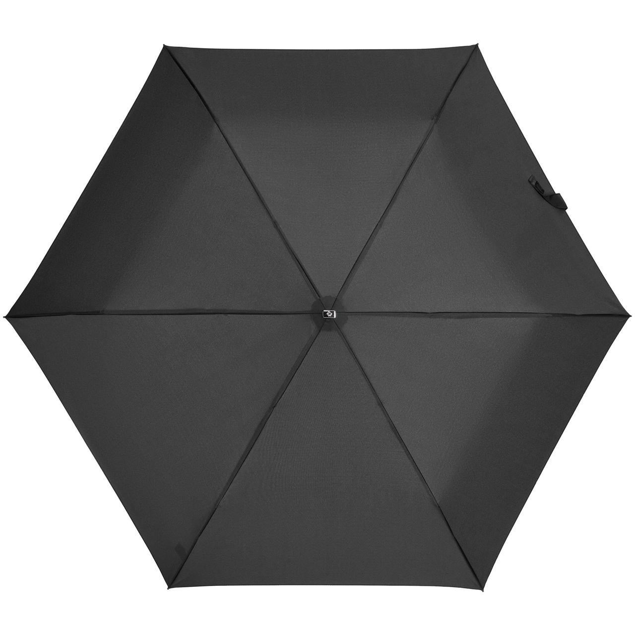 Зонт складной Rain Pro Mini Flat, черный (артикул 97U-09403) - фото 1 - id-p88643111