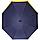 Зонт-трость Fiber Move AC, темно-синий с желтым (артикул 11854.38), фото 3