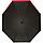 Зонт-трость Fiber Move AC, черный с красным (артикул 11854.35), фото 3