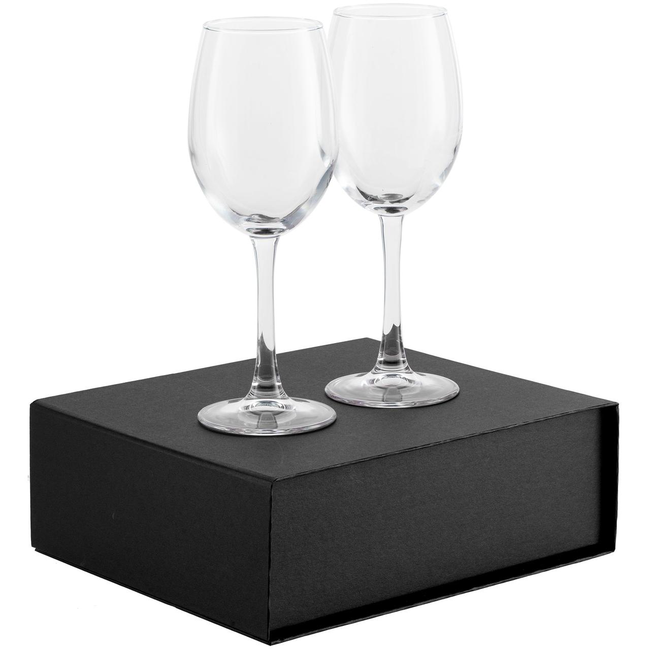Набор бокалов для вина Wine House, черный (артикул 11404.30)