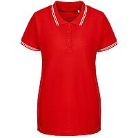Рубашка поло женская Virma Stripes Lady, красная (артикул 11139.50)