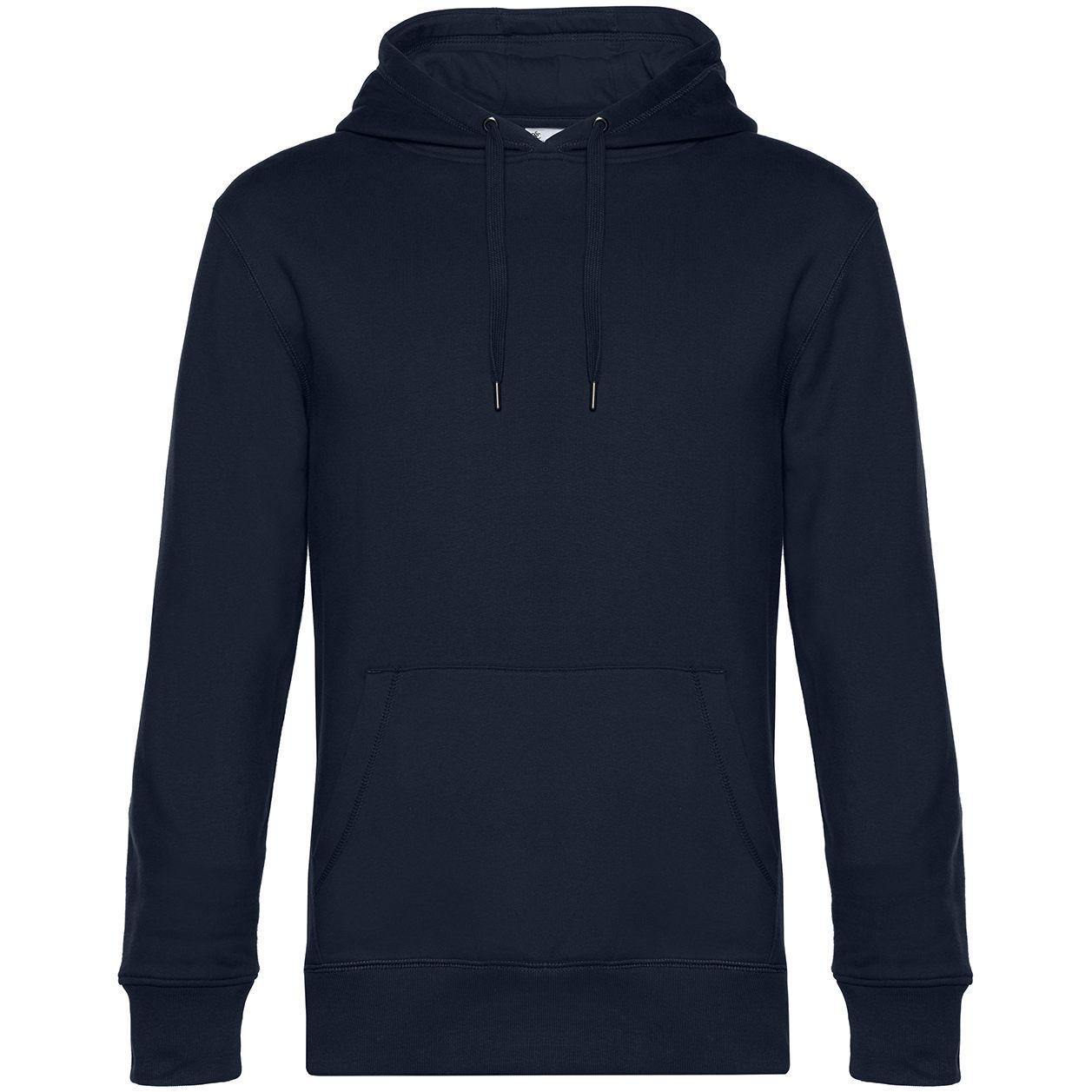Толстовка с капюшоном унисекс King, темно-синяя (артикул WU02K006)
