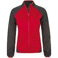 Куртка софтшелл женская Rollings Women, красная с серым (артикул 01625506)