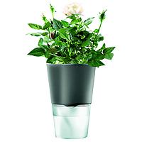 Горшок для растений Flowerpot, фарфоровый, серый (артикул 12221.10)