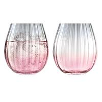 Набор стаканов Dusk, розовый с серым (артикул 14504.15)