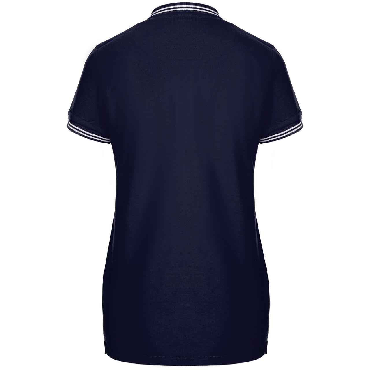 Рубашка поло женская Virma Stripes Lady, темно-синяя (артикул 11139.40) - фото 2 - id-p88637303