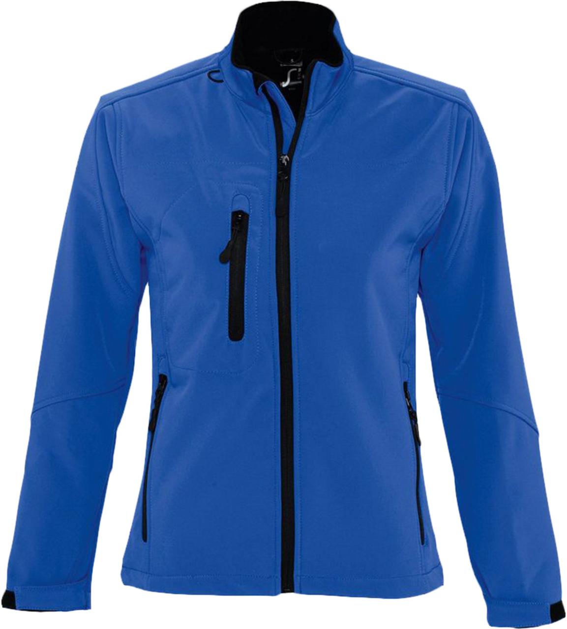 Куртка женская на молнии Roxy 340 ярко-синяя (артикул 4368.44) - фото 1 - id-p88643221