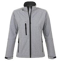 Куртка женская на молнии Roxy 340, серый меланж (артикул 4368.11)