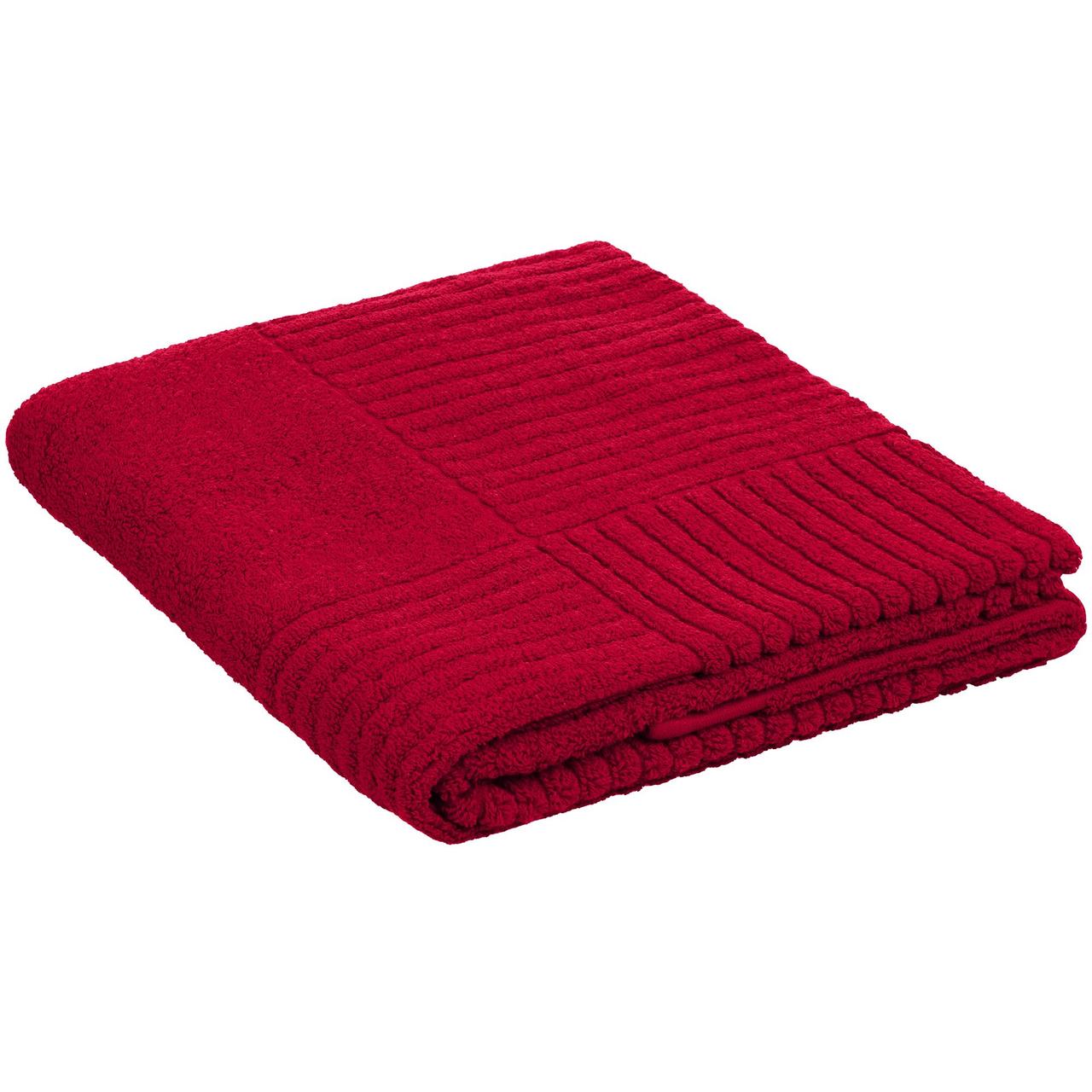 Полотенце Farbe, большое, бордовое (артикул 20008.55)