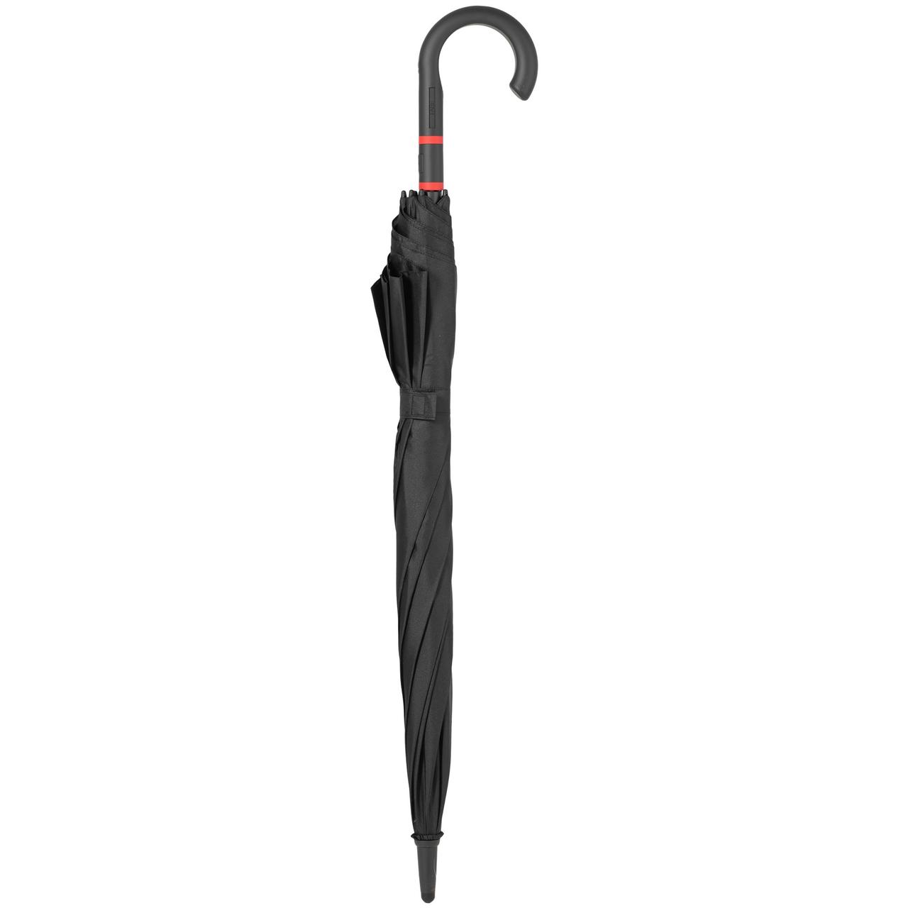 Зонт-трость с цветными спицами Color Style ver.2, красный с черной ручкой (артикул 64716.50) - фото 6 - id-p88642261