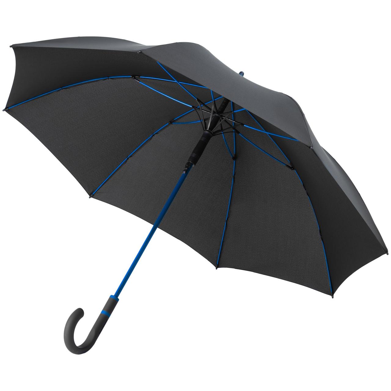Зонт-трость с цветными спицами Color Style ver.2, ярко-синий (артикул 64716.44), фото 1