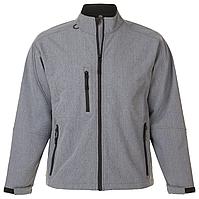 Куртка мужская на молнии Relax 340, серый меланж (артикул 4367.11)