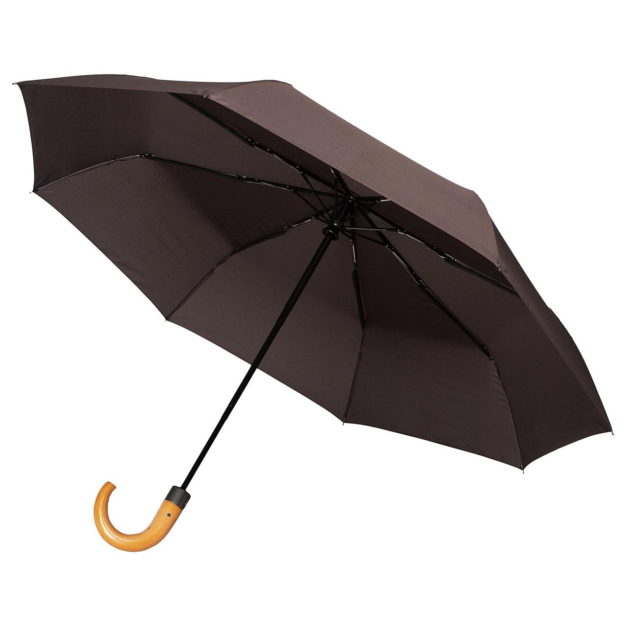 Складной зонт Unit Classic, коричневый (артикул 5550.59), фото 1