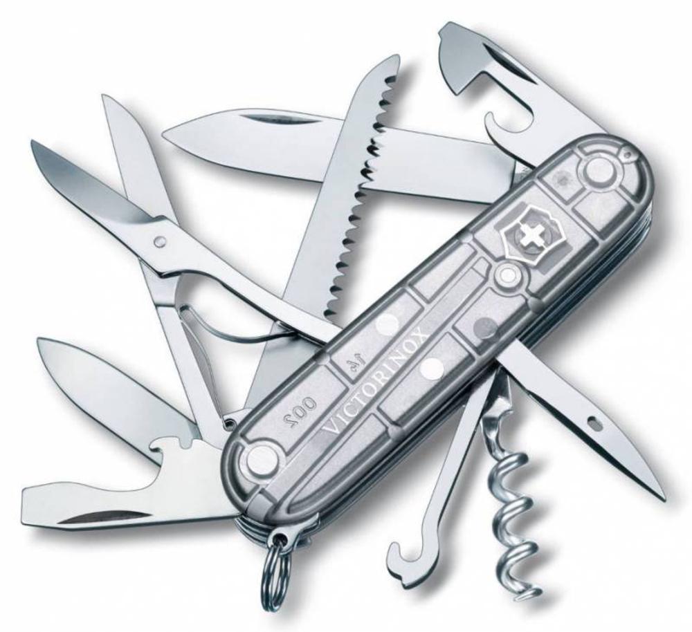 Офицерский нож Huntsman 91, прозрачный серебристый (артикул 7727.15) - фото 1 - id-p88643246