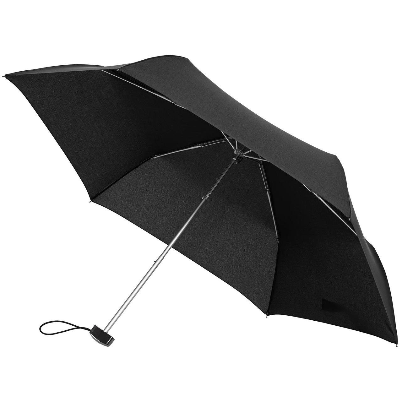 Зонт складной Rain Pro Flat, черный (артикул 97U-09003) - фото 2 - id-p88643259