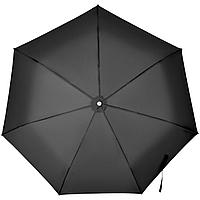 Складной зонт Alu Drop S, 3 сложения, 7 спиц, автомат, черный (артикул CK1-09213)