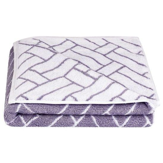 Полотенце махровое Tiler Large, сиреневое (артикул 15712.17), фото 1