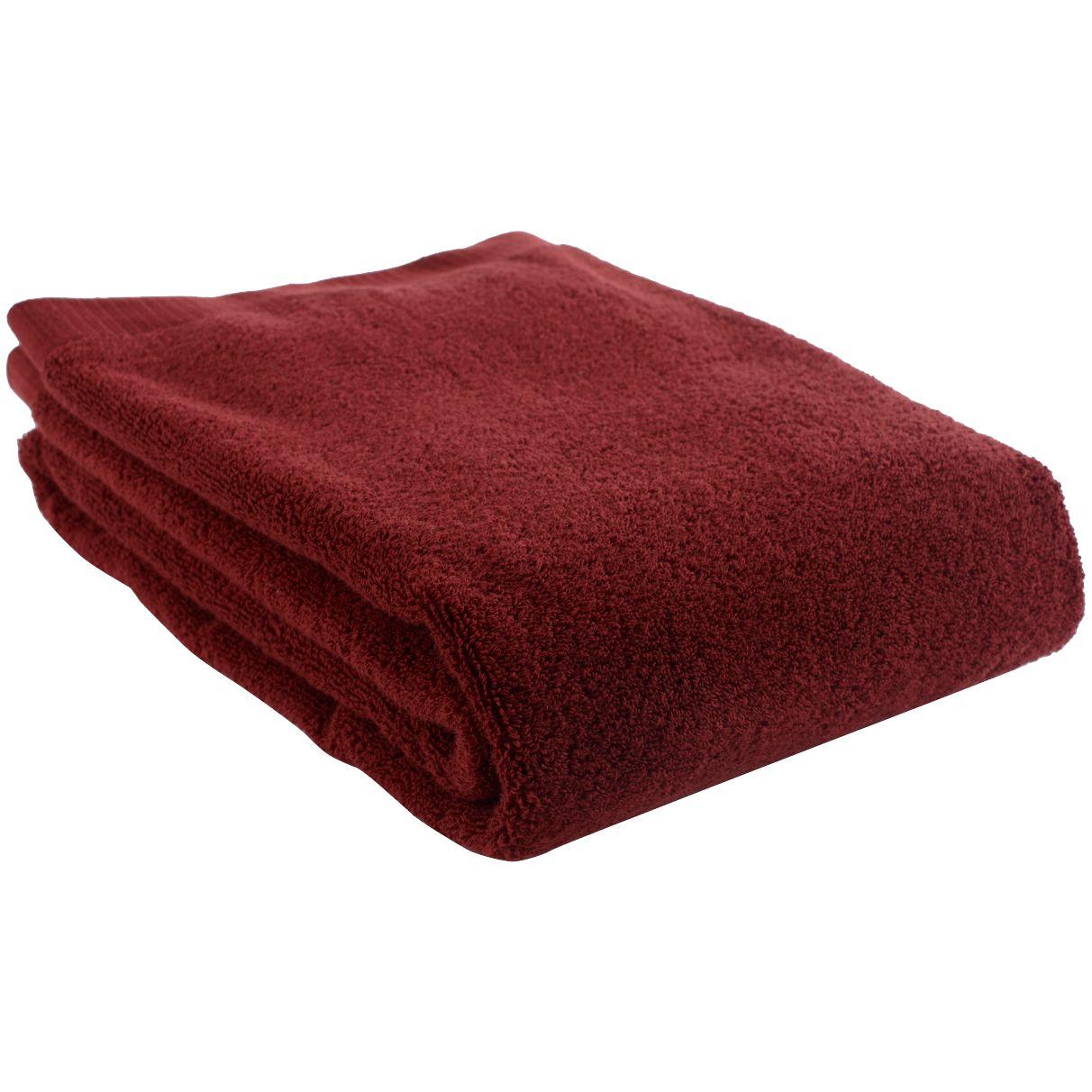 Полотенце Essential, среднее, бордовое (артикул 10644.50)