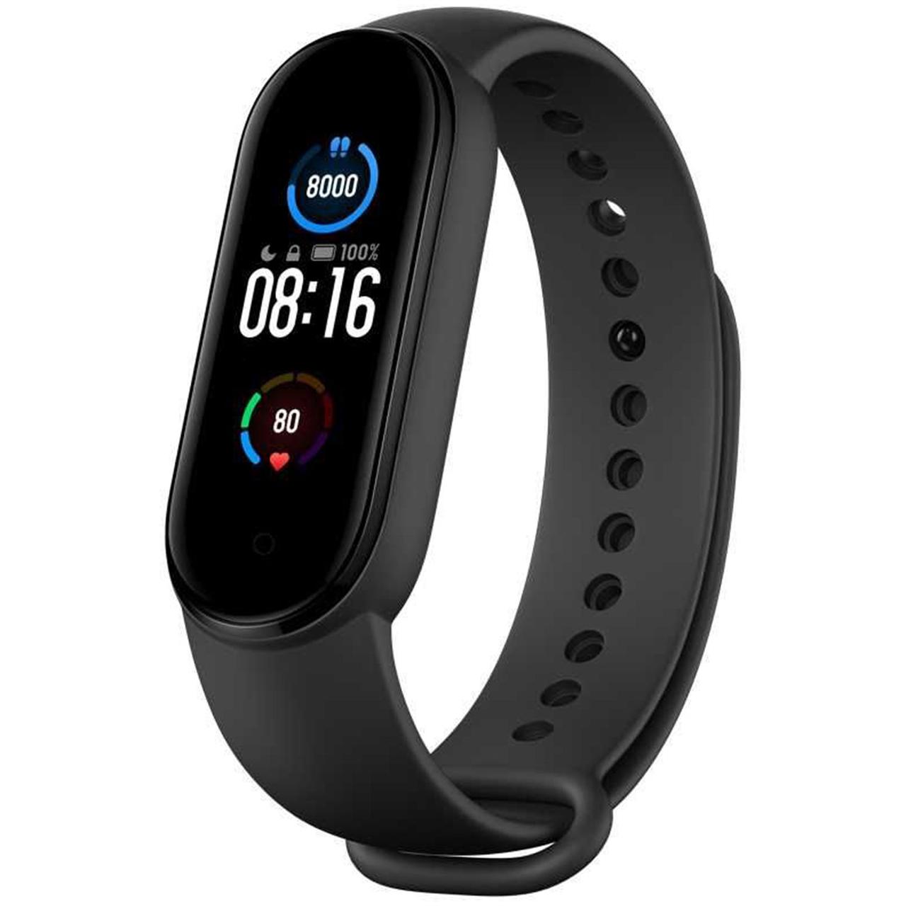 Фитнес браслет Mi Band 5, черный (артикул 14463.31) - фото 1 - id-p88643328