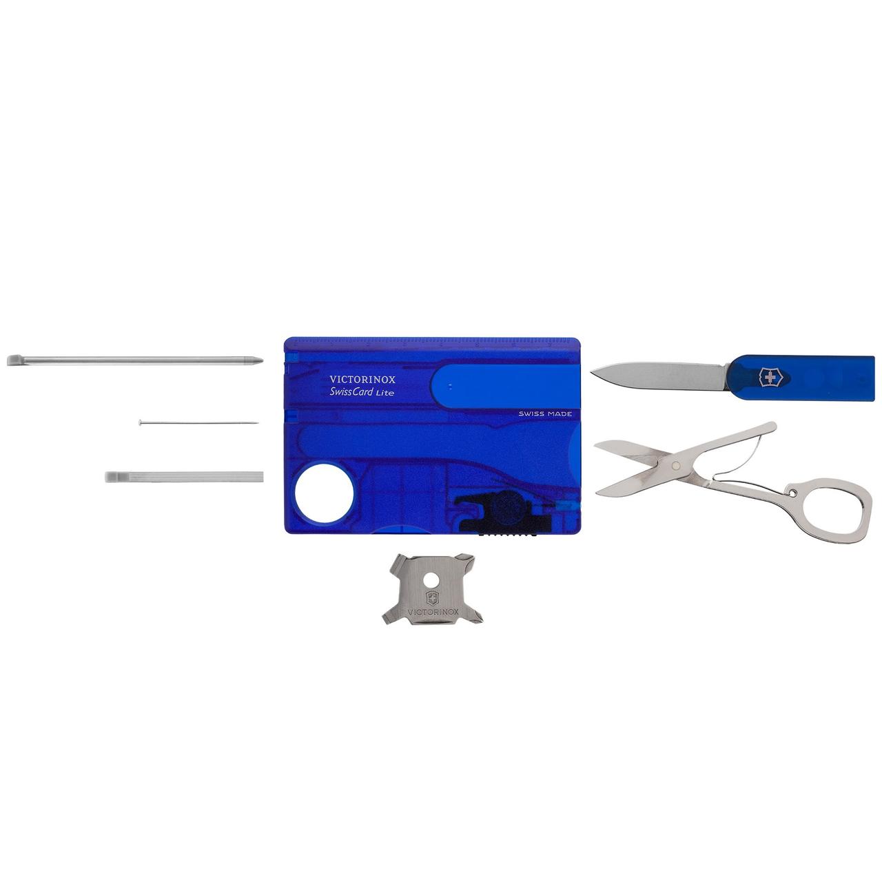 Набор инструментов SwissCard Lite, синий (артикул 7702.45) - фото 4 - id-p88643335