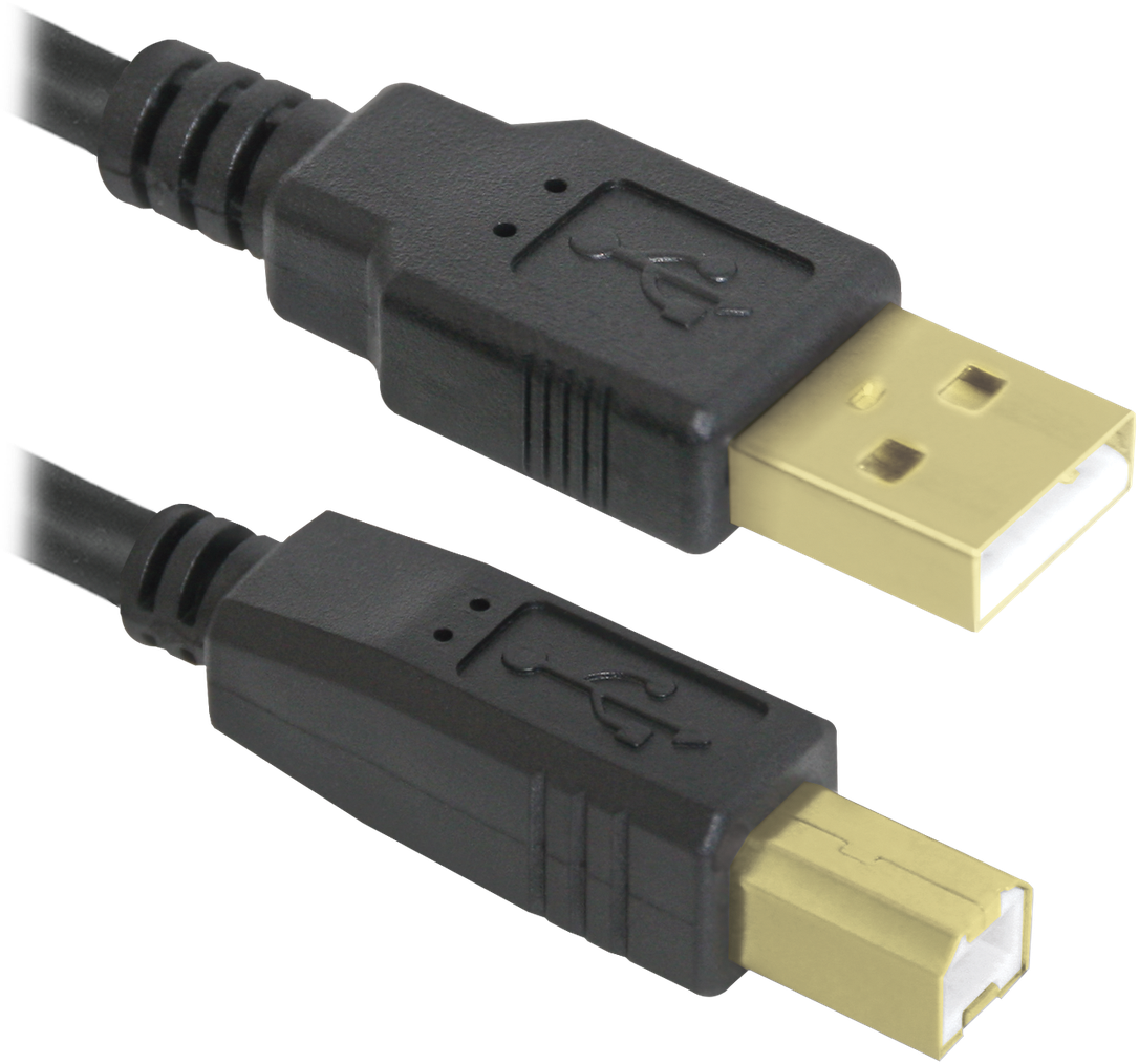 Кабель Defender USB04-10 USB 2.0 AM-BM 3м