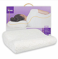 Ортопедическая подушка с «эффектом памяти», трехслойная с регулируемой высотой ТОП-105