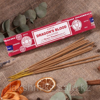 Благовония натуральные Кровь Дракона Сатья (Dragon Blood Satya) 15 г