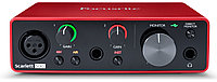 FOCUSRITE Scarlett Solo 3rd Gen внешний интерфейс USB для записи и воспроизведения звука