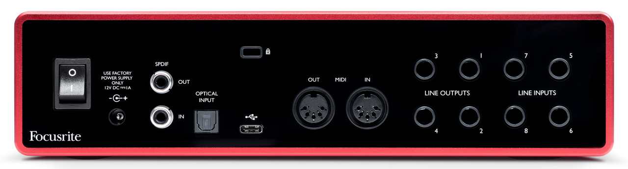 FOCUSRITE Scarlett 18i8 3rd Gen аудио интерфейс USB, 18 входов/8 выходов - фото 2 - id-p88661676