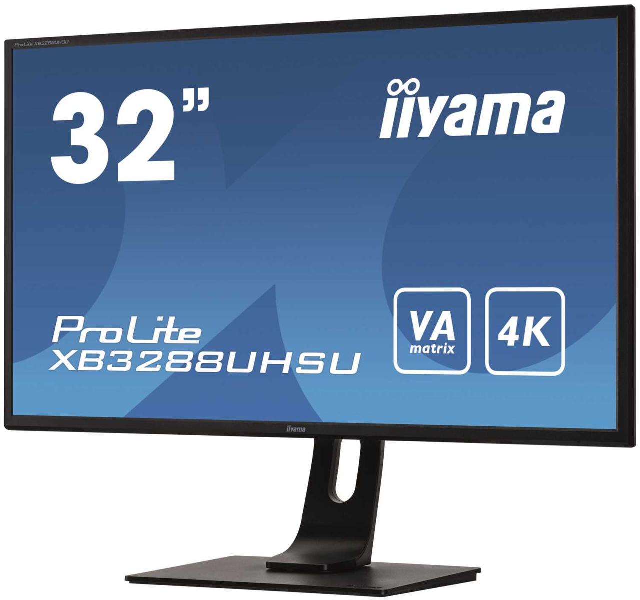 Монитор IIYAMA LCD 31.5'' [16:9] 3840x2160(UHD 4K) VA XB3288UHSU-B1