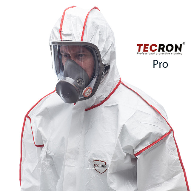 TECRON™ Pro бір реттік комбинезондарының үш бөліктен тұратын капюшоны