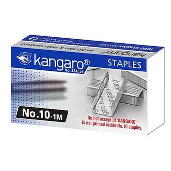 Скобы для степлера №10, 1-15л, 1000шт, оцинкованные Kangaro
