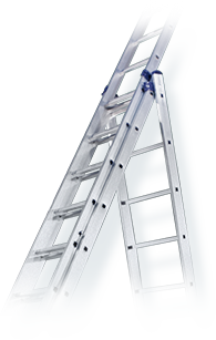 Трехсекционные лестницы - фото 1 - id-p88662127