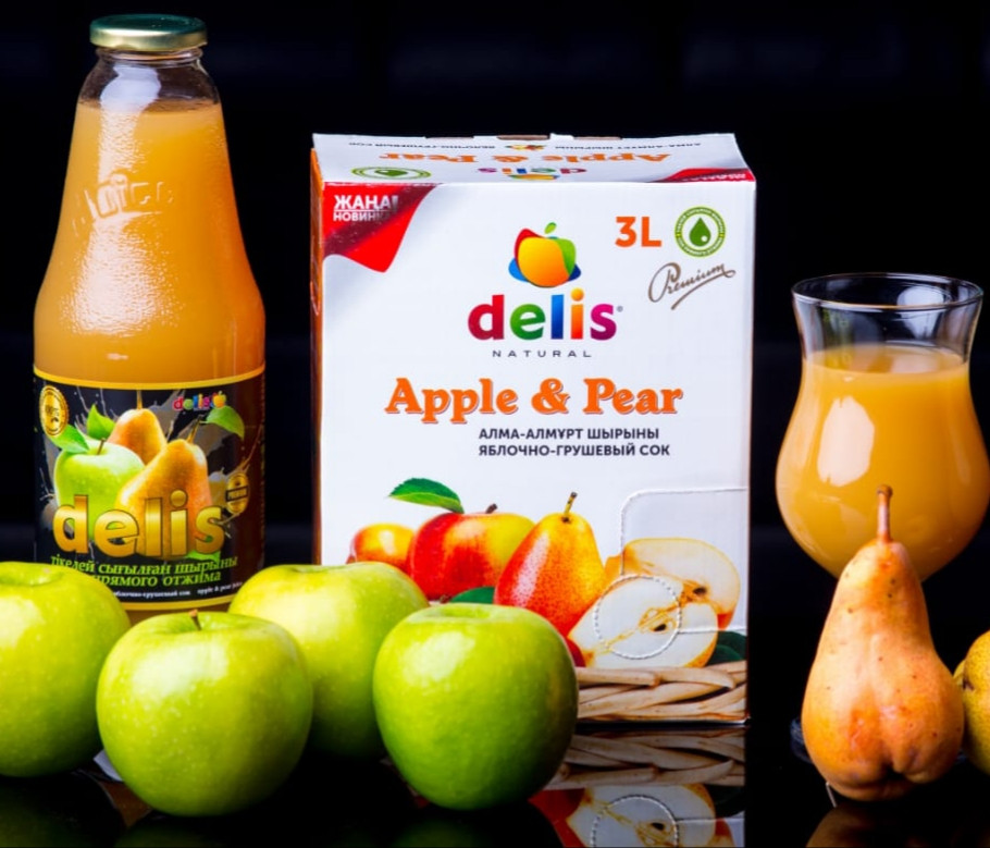 Яблочно -грушевый сок Delis 1л