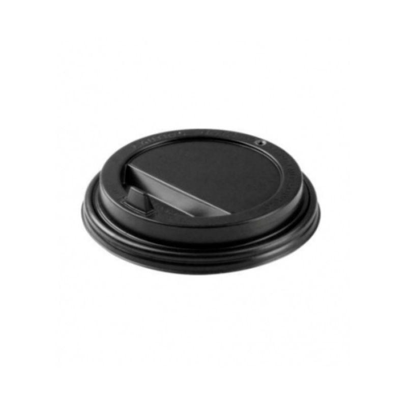 Крышка для стаканчика под кофе/черная, белая с клапаном d-8 - фото 1 - id-p88663753
