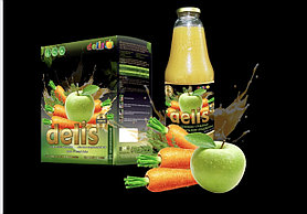 Яблочно-морковный сок Delis 3л