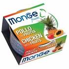 3376 Monge Friuts, Монже влажный корм для кошек, курица с фруктами, уп.24*80гр.
