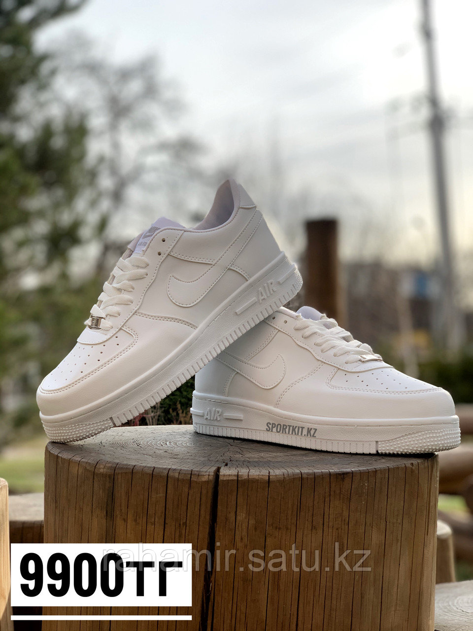 Кросс Nike air force low белые