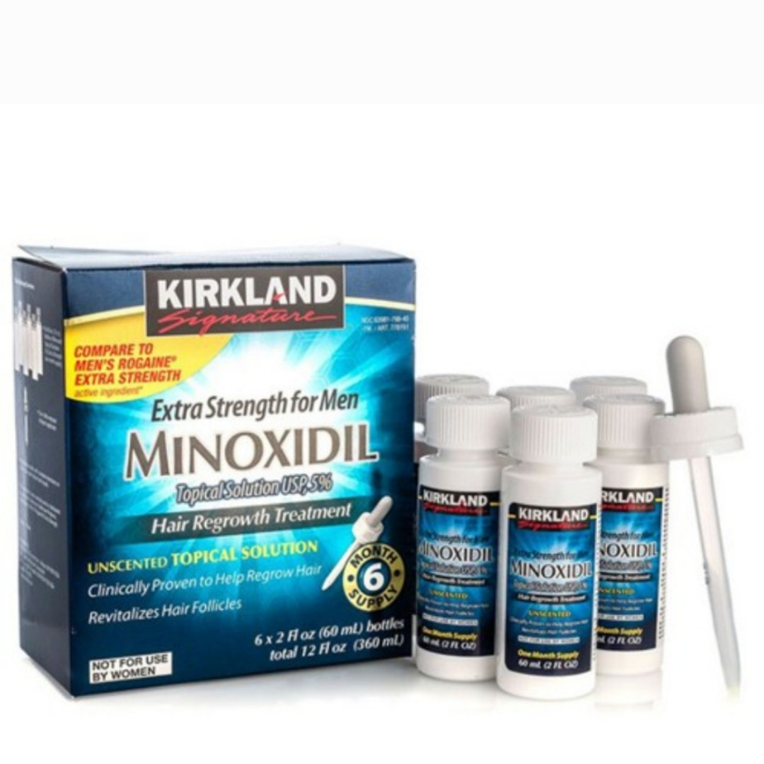 Миноксидил Киркланд 5% (Minoxidil Kirkland 5%) 6 флаконов по 60 мл.