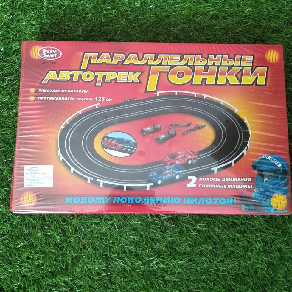 Детская игра авто трек параллельные гонки