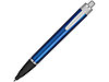 Ручка пластиковая шариковая Glow, синий/серебристый/черный (Р), фото 2