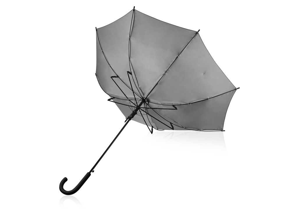 Зонт-трость светоотражающий Reflector, серебристый (Р) - фото 4 - id-p88680972