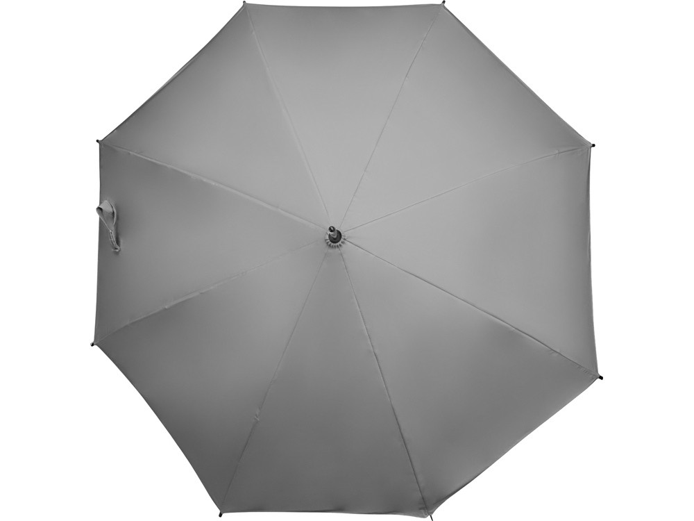 Зонт-трость светоотражающий Reflector, серебристый (Р) - фото 5 - id-p88680972