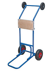 Тележка ТЛ-1 для подвесных лодочных моторов, 2 колеса d260 пневмо, 2 колеса d100 резина