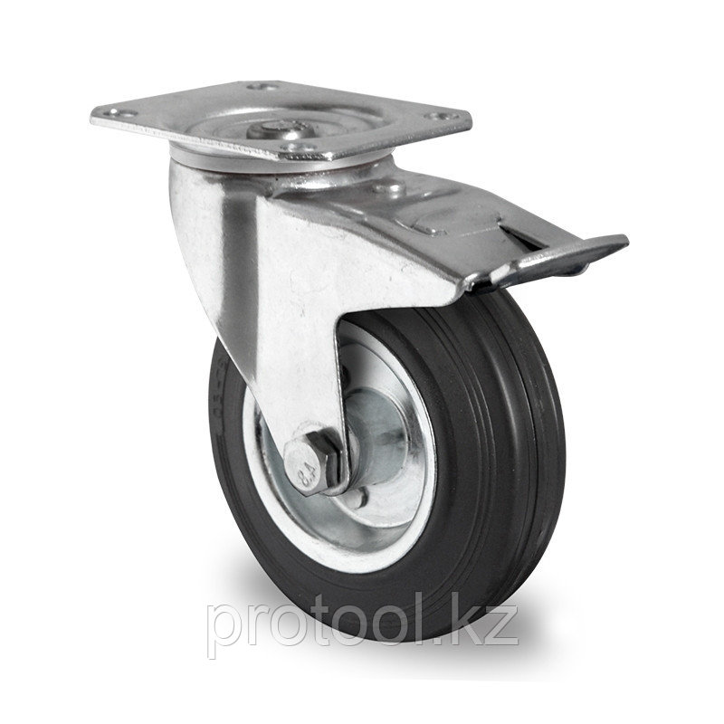 Комплект колес 200 мм для телег TOR ТП-5 (4 пов, 2 не пов.) - фото 1 - id-p88694638